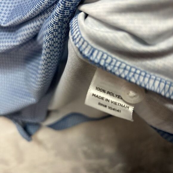 Walter Hagen Golf Polo Shirt Men's Medium Blue Short Sleeve Stretch lightweight - Picture 6 of 9